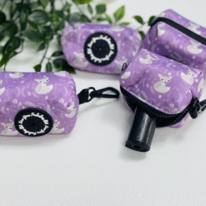 Poo Bag Holder-various colours - Arctic Fox Purple