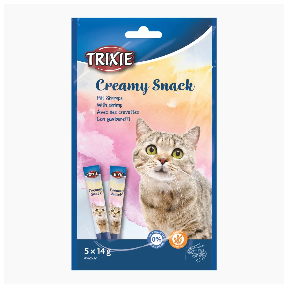 Trixie Creamy Snacks with Shrimp 5x14g