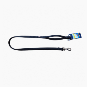 Dog Lead Comfort Black - M-L (1M)