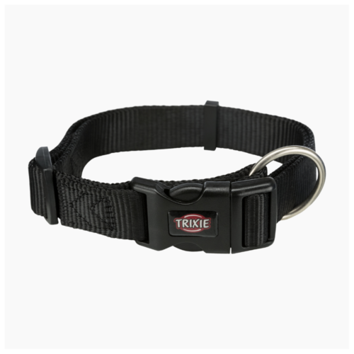 Trixie Premium Collar Nylon Black