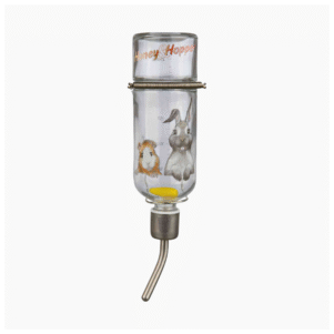 Glass Drinking Bottle for Small Animals - Medium 250ml