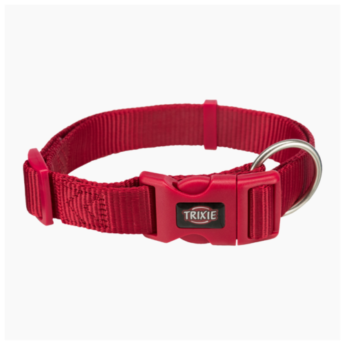 Trixie Premium Collar Nylon Red