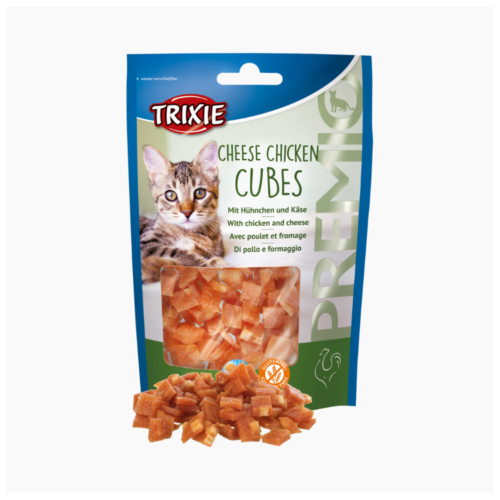 Trixie Premio Cheese Chicken Cubes - 50g