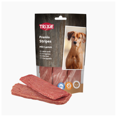 Trixie Premio Stripes with Lamb 100g