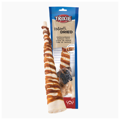 Trixie Buffalo Tail wrapped in Buffalo Meat