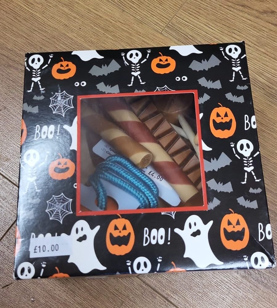 Halloween Dog Treat Boo Box