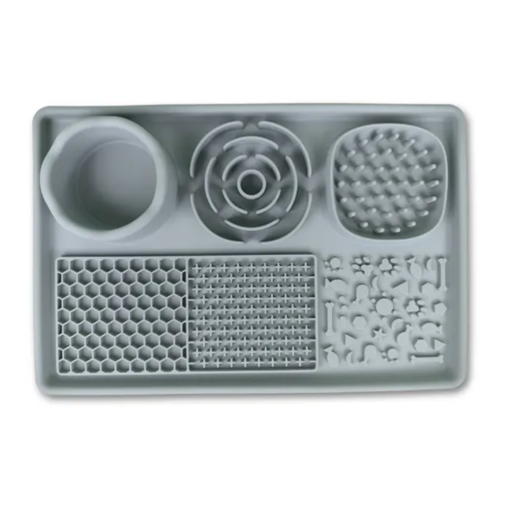 Bizzy Boards Enrichment Mats Grey