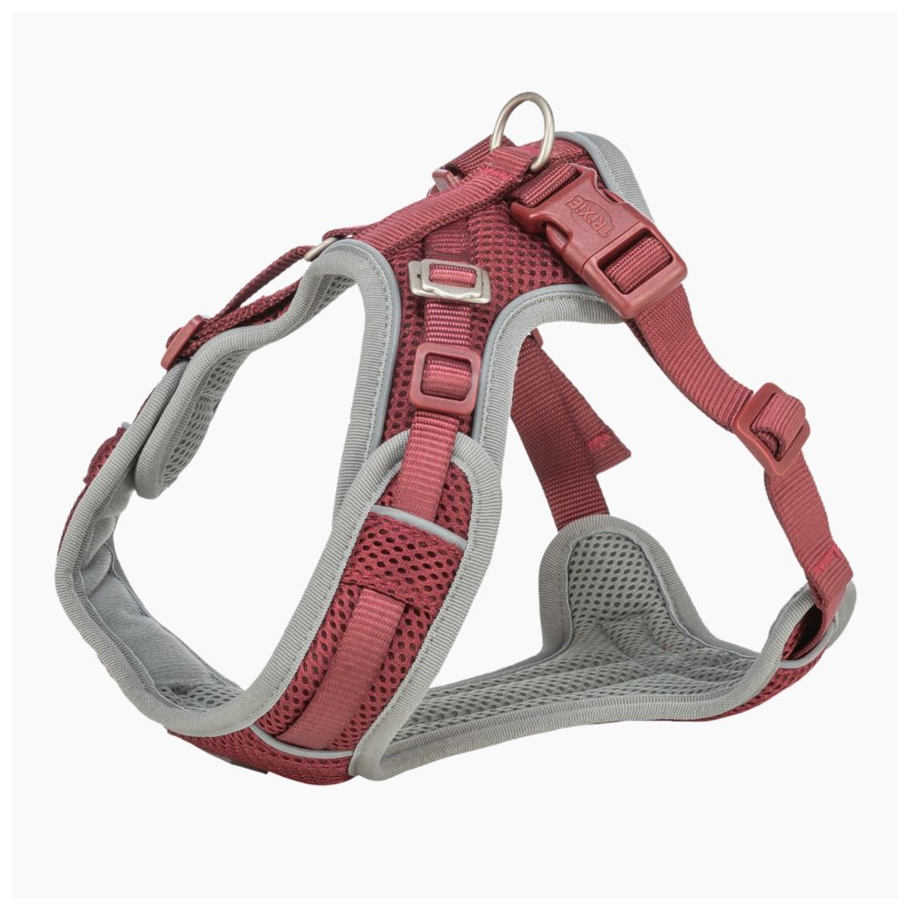 Trixie Flex Mesh Harness Sangria