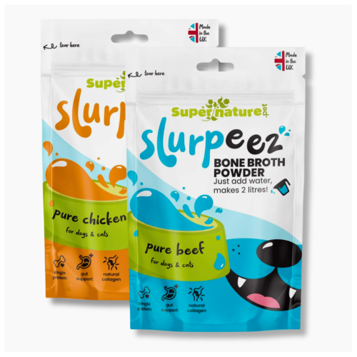 Supernature Slurpeez Bone Broth Powder for Dogs and Cats 60g