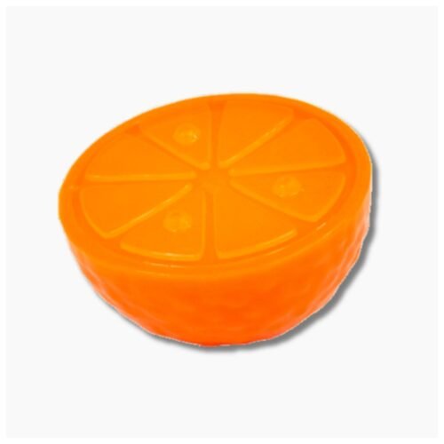 orange ice dog toy