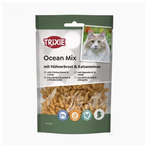 Trixie Ocean Mix With Chicken Breast And Catnip 50g