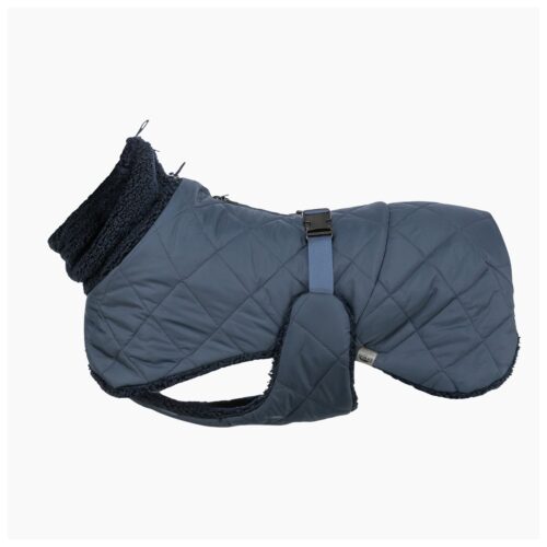 Trixie Minot Sherpa Blue dog coat