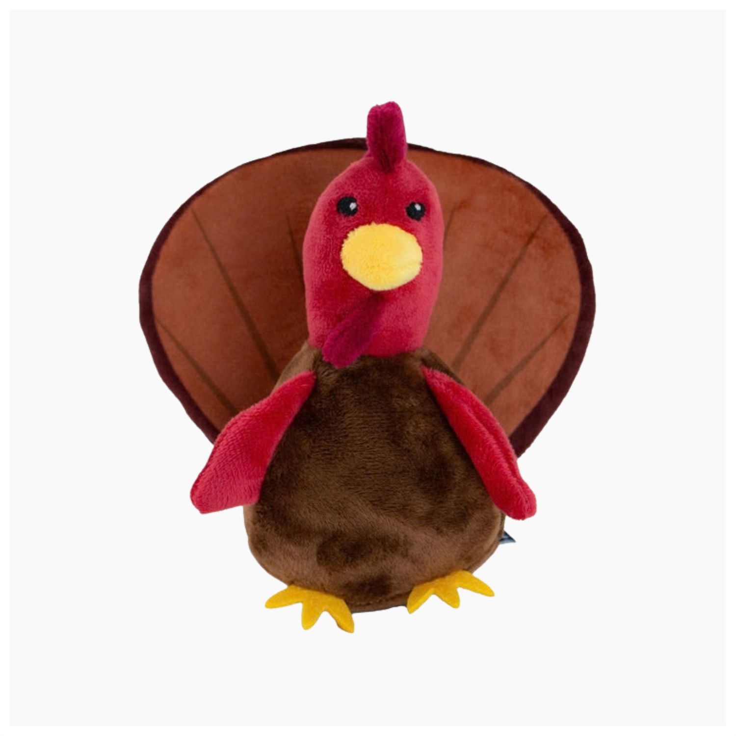 Ancol Mini Tina Turkey Christmas plush dog toy with squeaker