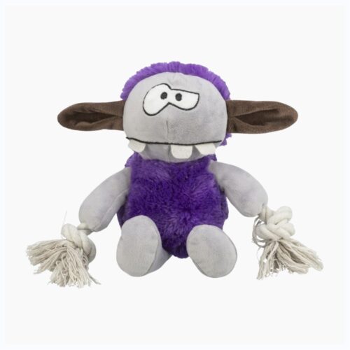 Trixie Monster Rope Plush durable dog toy